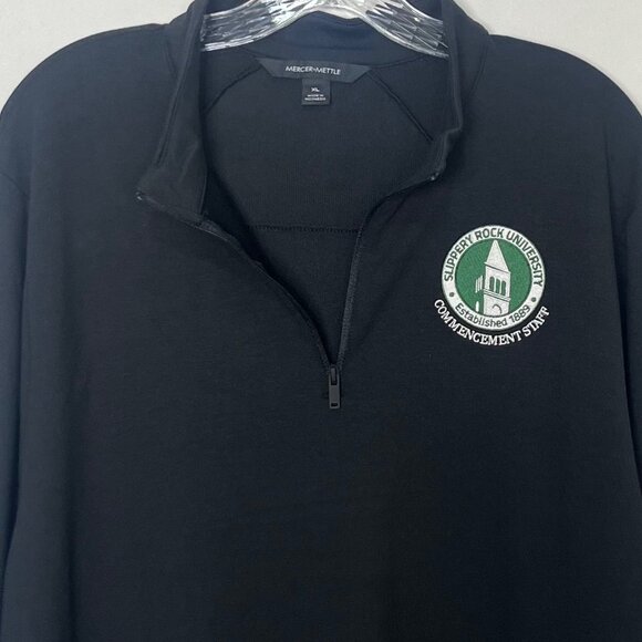Mercer+Mettle Slippery Rock University Commencement Staff 1/4 Zip Pullover XL - Picture 5 of 8